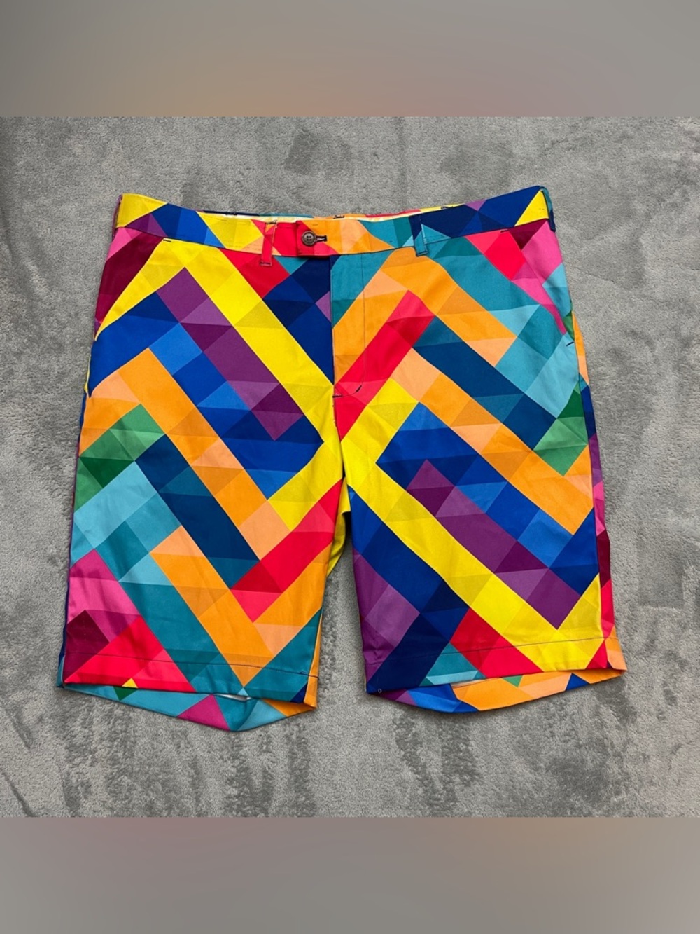 Loudmouth Golf Shorts Mens 40W 11L Multicolor